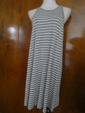 Gap women's stripped viscose detailed dress size Large