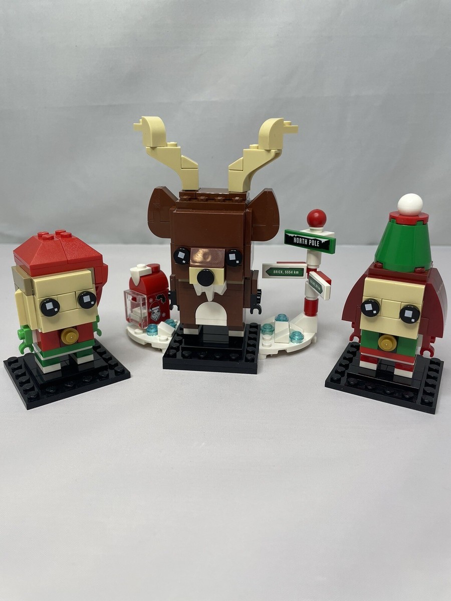LEGO Brickheadz 40353 Reindeer Elf Elfie Complete Figures 2019