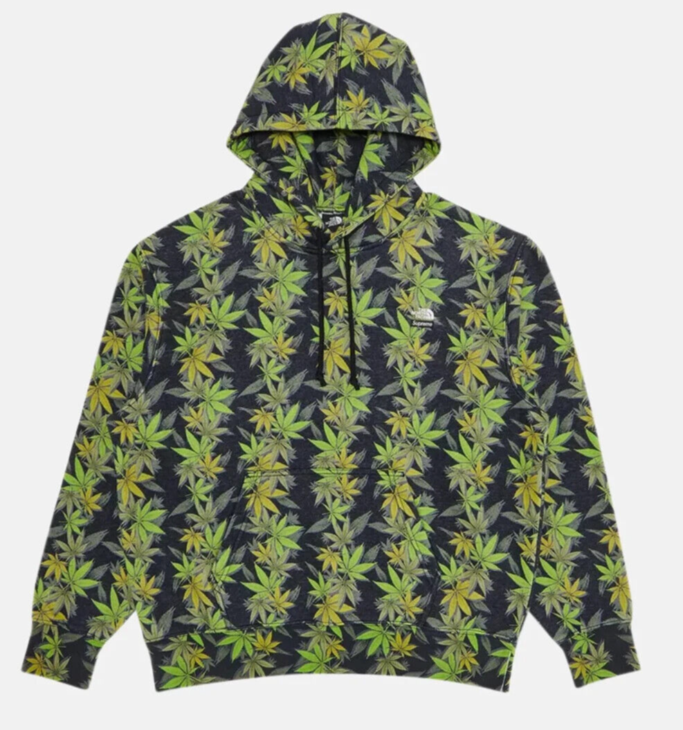 Supreme x The North Face Leaf Hooded Sweatshirt | Black
