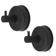- Wall Hooks | 2 pcs Suction Cup Hooks Removable Stainless Steel 304 for Most...