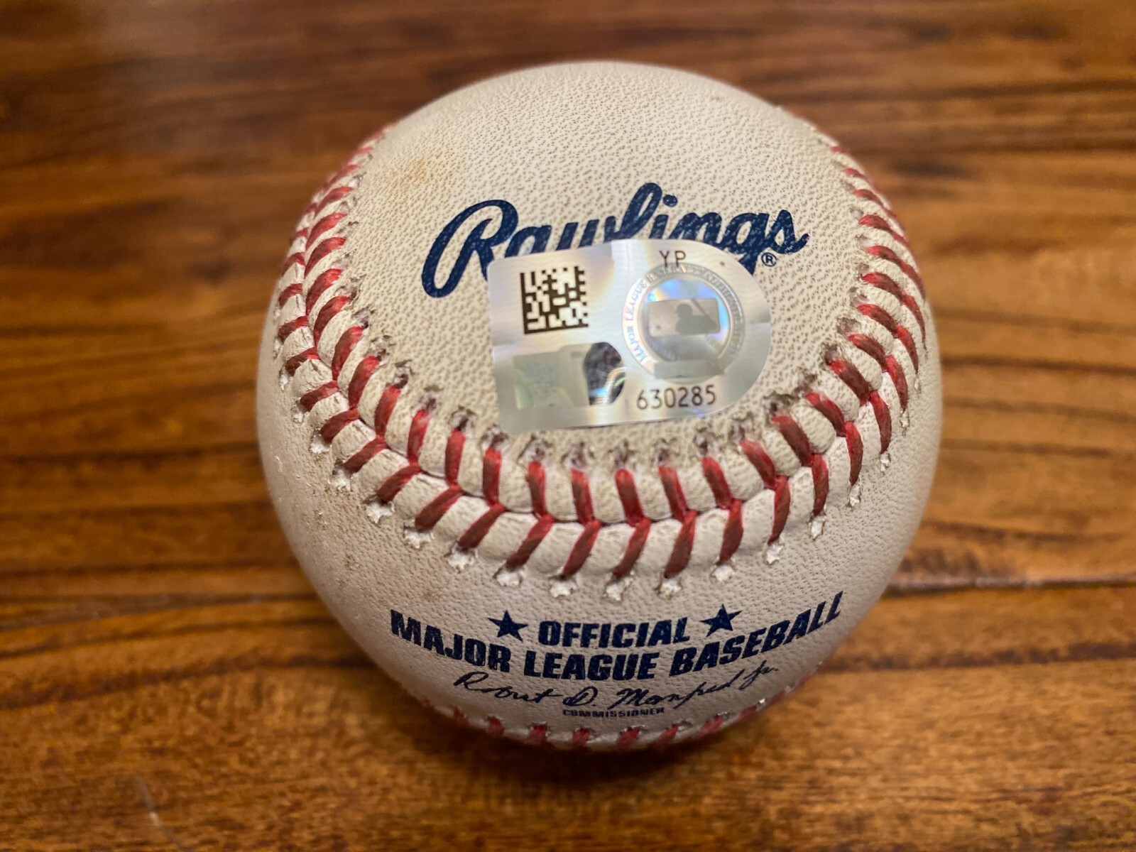 Framber Valdez Astros Game Used STRIKEOUT Baseball 7/8/2023 Mariners