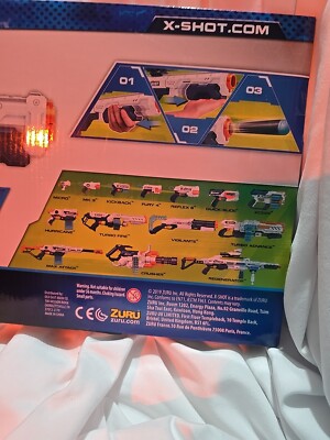 ZURU X-shot Excel Hawk Eye With 16 Darts Fast for sale online | eBay