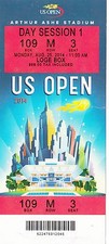 2014 US OPEN TENNIS VENUS WILLIAMS AND OTHERS SESSION #1 TICKET STUB 8/25