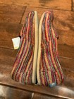 TOMS Multicolor Striped Knit Classic Flats W/ Faux Shearling Lining, Size 7 (US) — photo 7