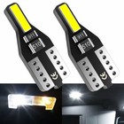 10 PCS T10 LED W5W Bulbs Car Auto Interior Dome Map Light Lamp White Accessories