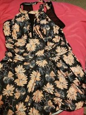 Womens Plus Size Tummy Control Swimdress