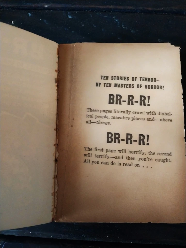BR-R-R-! - Ten Tales To Chill You To The Bone - Bradbury Asimov Dahl Sturgeon - Image 4 of 4
