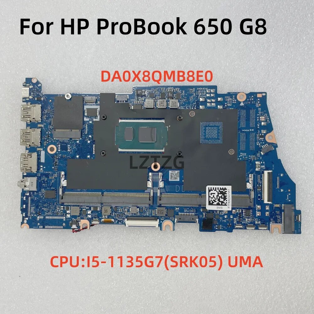 DA0X8QMB8E0 For HP ProBook 650 G8 Motherboard CPU I5-1135G7 DDR4