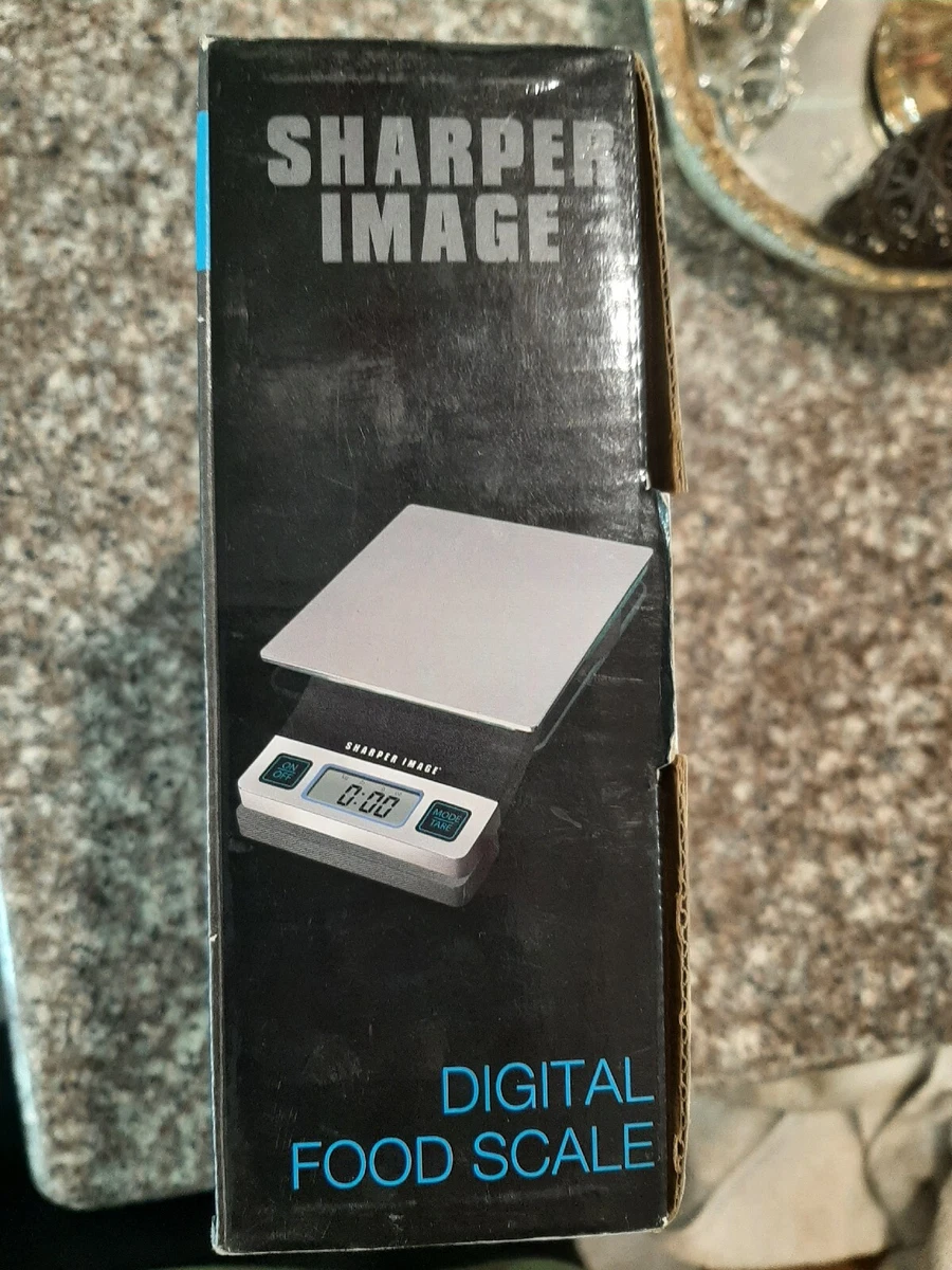 The Sharper Image Digital Food Scale Precision Up to 11lbs 5kg One Touch  Control