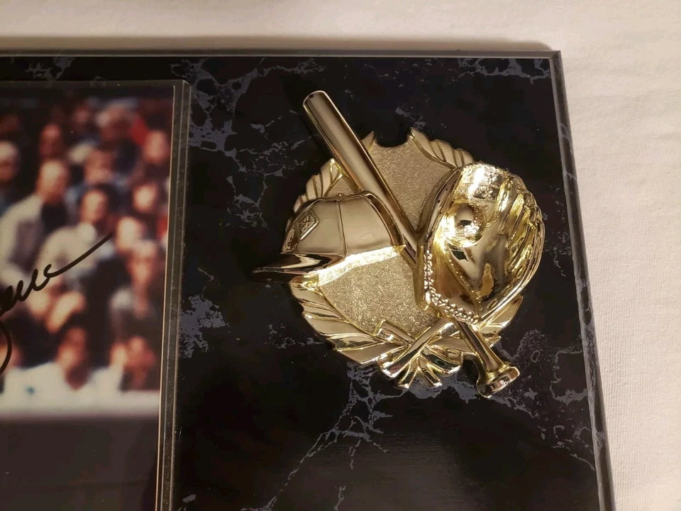 Reggie Jackson " Mr October" Signed Autograph /psa Certified On Plaque - Image 2 of 4