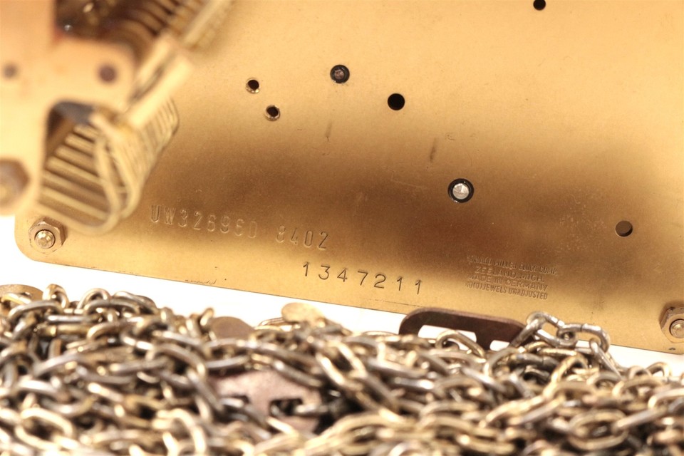 Urgos UW326960 Triple Chime Grandfather Chain Driven Clock Movement