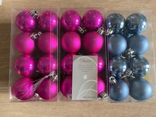 3 X Set Small Baubles 48 In Total