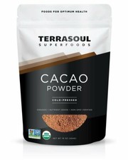 Terrasoul Superfoods Organic Raw Cacao Powder- 1.0 Lb