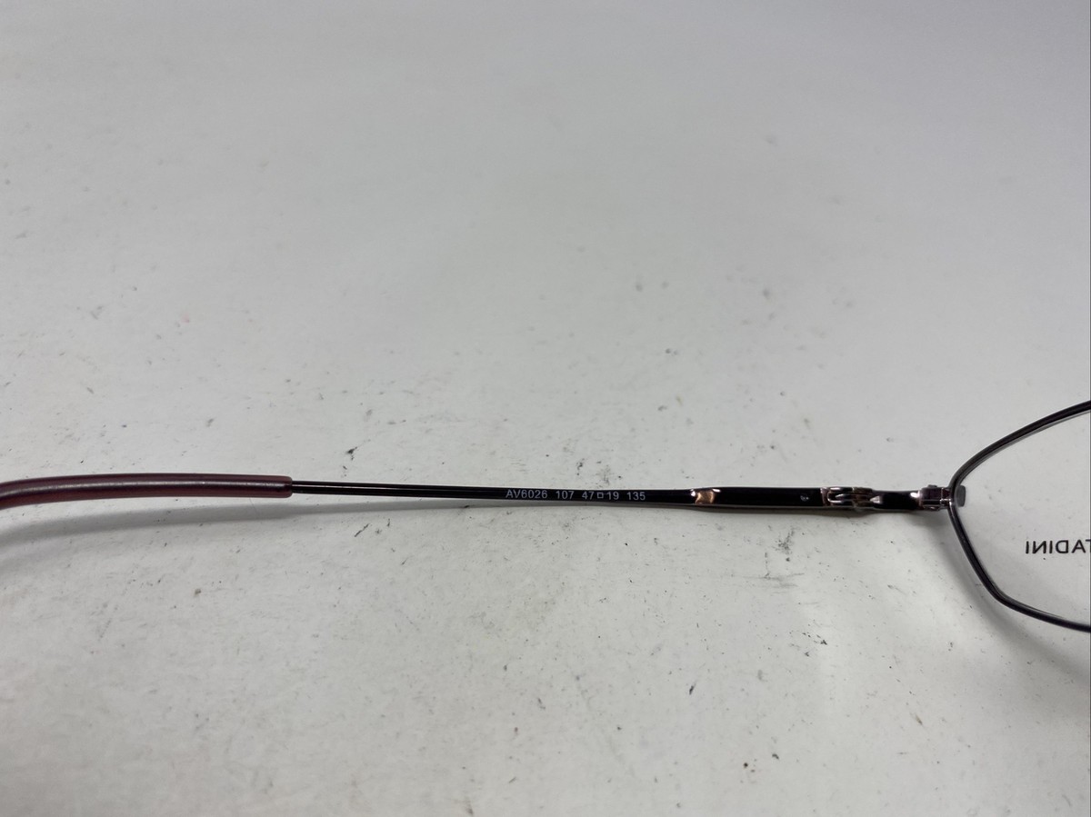 Adrienne Vittadini Eyeglasses Frames ONLY Brown Oval Metal AV6026 107 45-19-135 Adrienne Vittadini Brown Metal Eyeglass Frames for sale | eBay main image 2