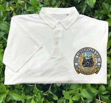 Uss lindenwald lsd 6 dock landing ship embroidered patch polo shirt