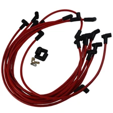 JDMSPEED Ultra 40 Red Spark Plug Wires Set Big Block for  Chevy BBC 454 502 HEI