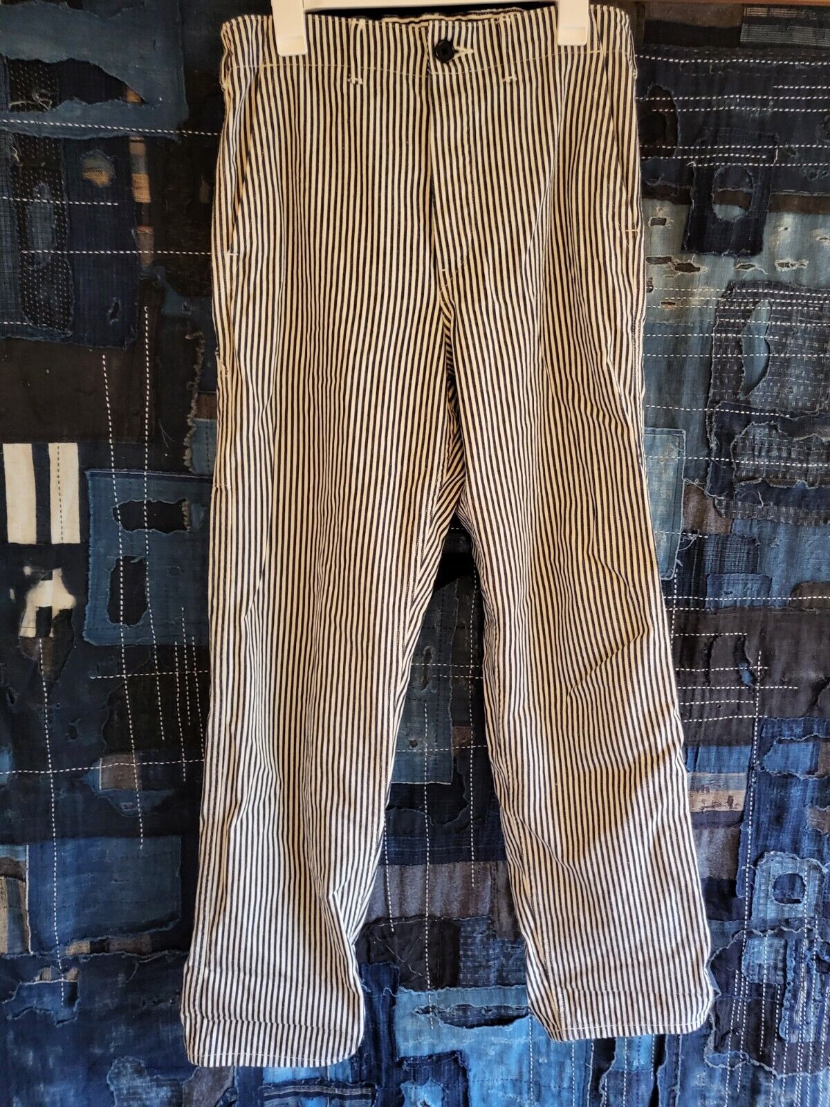 Orslow French Work Pants - Hickory Stripe, Size S (32