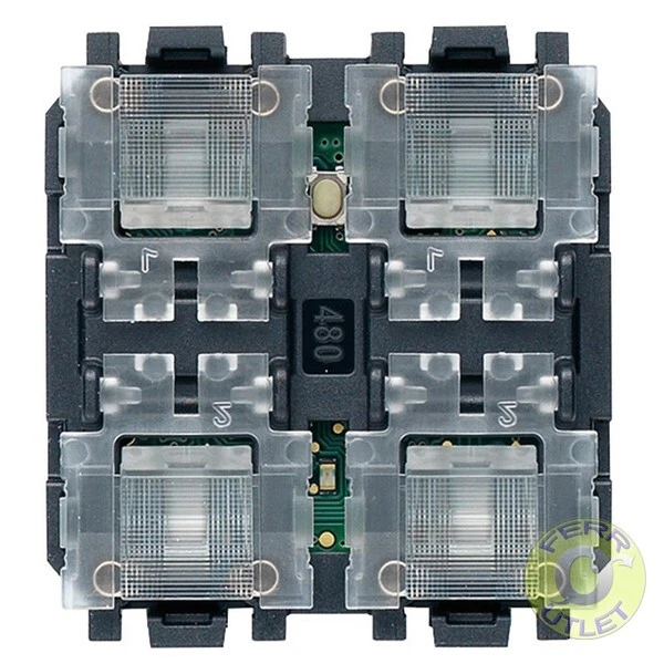 VIMAR 30482- COMANDO DOMOTICO VIMAR LINEA 4 PULS C/TAPPARELLE - 30482