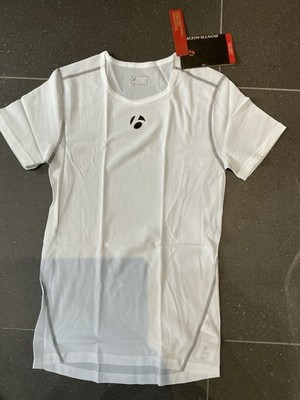 Bontrager B1 Fahrrad Baselayer, Kurzarm, XL, WEISS
