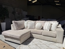 Beige/Mink Sofa Club Corner Sofa In Spotless Condition And I Can Deliver