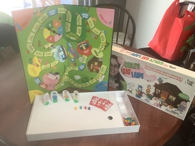 Complete The Crazy Cat Lady Rescue Adventure Board Game 2-4 Players Age 8+