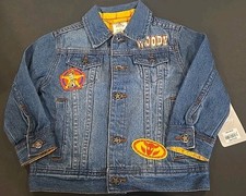 Disney Toy Story Rare Denim Jacket Sz 2T Woody Sheriff Pixar NWT D-10 