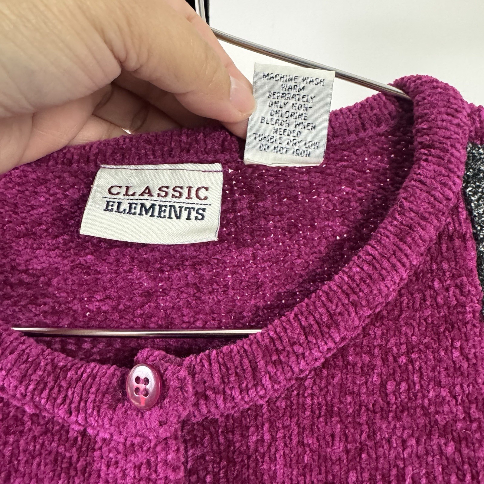 CLASSIC ELEMENTS Ladies Chinelle Patchwork Cardig… - image 5