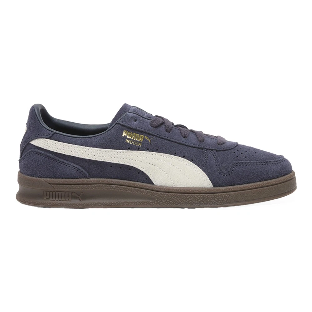 PUMA Indoor Suede Lace Up Mens Blue Sneakers Casual Shoes 40355301