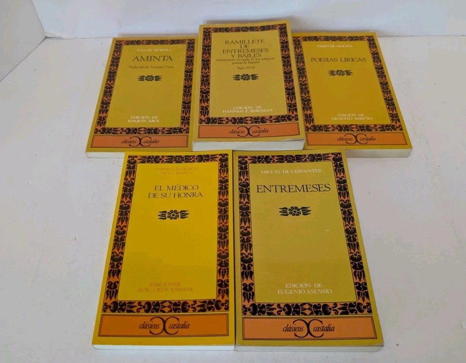 Lot of 5 Classicos Castalia Spanish Literature including Aminta - Image 4 of 4