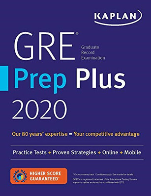 GRE Prep Plus 2020: 6 Practice Tests + Proven Strategies + Online + Video + Mobi