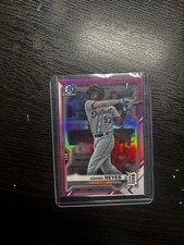 2021 Bowman - Chrome Prospects Adinso Reyes #BCP-21 Fuchsia Refractor /199 (RC)
