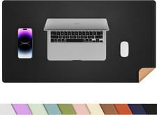 Leather Desk Pad Protector, Office Desk Mat, Large Mouse Pad, Desk mat for Keybo