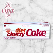 2025 Kroger Exclusive Diet Cherry Coke 12-Pack 🥤 Retro 80s Style 🎯 Brand New