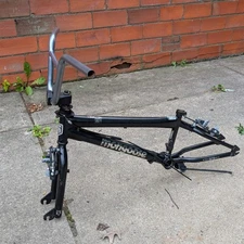 21" Mongoose Rebel 20" Steel BMX Bike Frame Fork Handlebar Seatpost 3/8" Drops