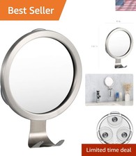 Fogless Shower Mirror with Razor Holder Easy Install, Modern and Stylish