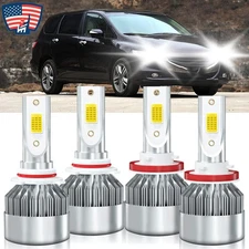 For Honda Odyssey 2011-2024 LED Headlight Bulbs High&Low Beam Kit White 6000K