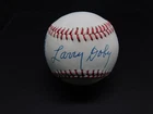 Larry Doby Signed/Autographed OML Baseball Personalized PSA DNA Cleveland Indian