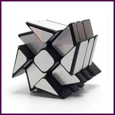 Cubo espejo molino de viento 3X3X3 Speedcube sin pegatinas juguetes sensoriales de giro suave