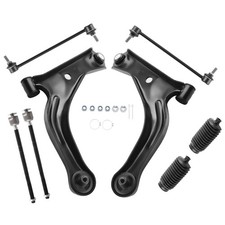 10 Pcs Front Lower Control Arm with Tie Rod End Fit for Mazda Tribute 2005- 2009