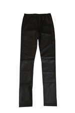 MM6 Maison Margiela pantaloni donna nuovi originali neri effetto pelle taglia 42
