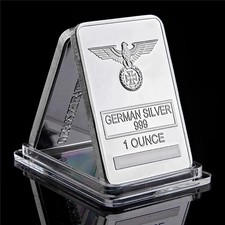 Eagle Iron Cross - 1oz German Silver Bar - Alloy Free shipping 8.49 per troy oz