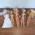 Lot of 5 Vintage Barbies Dolls Okay Condition See Pics