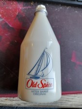 vintage old spice aftershave 150ml usa bottle half bottle rare ad