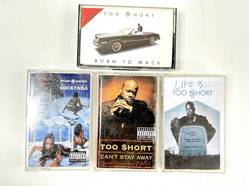 Too Short Cassette Lot - Born To Mack, Can’t Stay Away, Cocktails, Life Is..