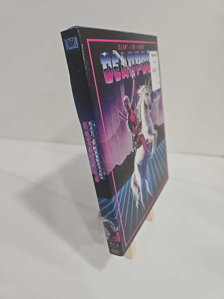 Deadpool (Blu-ray + DVD 2016) Walmart Exclusive Unicorn Slipcover