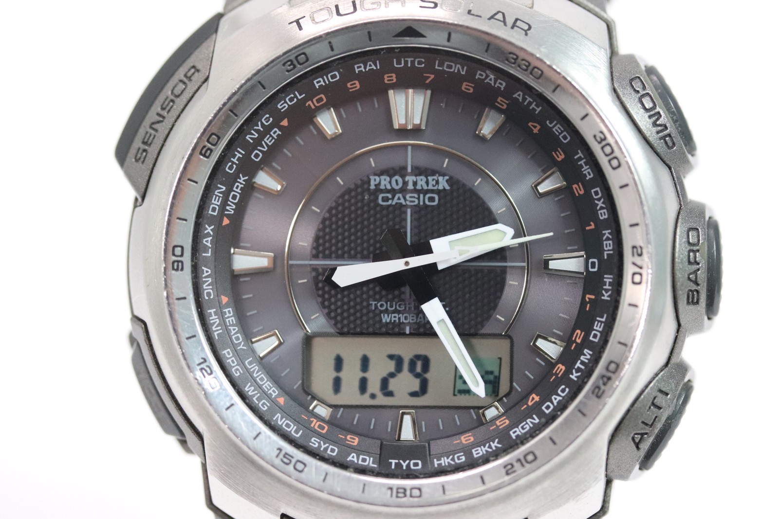 Casio ProTrek PRW-5100T Solar Analog-Digital Watch 47mm From Japan 054 6354214