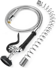 Spray Valve with 38” Commercial Sink Sprayer Hose and Pre Rinse Hose Sprin