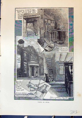 Alter Druck Ansicht Rumpf grüner Ginger William Penn Charter House Cassell um 1882 19.