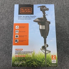 Solar Powered Animal Repellent Sprinkler Device For Deer Rabbits Squirrels Dogs