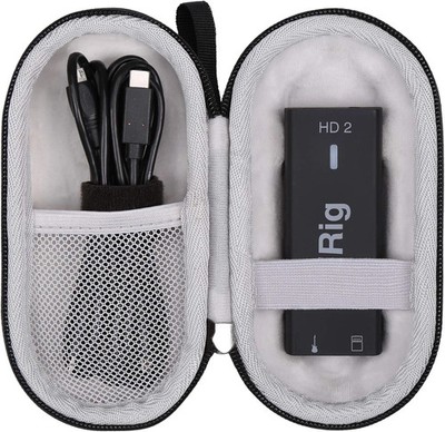 Hard  Storage Carrying Case for IK Multimedia Irig HD 2 Digital Guitar Interface